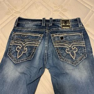 Rock Revival Loefflier 34 Straight Jeans